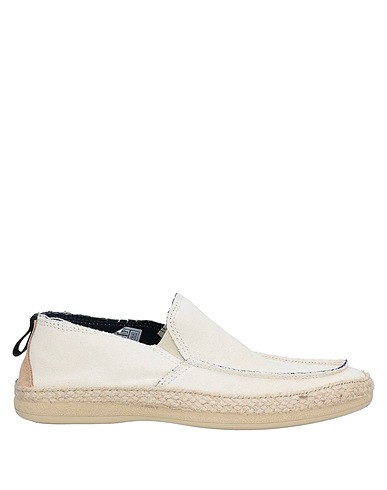 DOCKSTEPS Espadrilles Ivory Textile fibres, Soft Leather