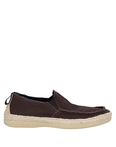 DOCKSTEPS Espadrillas Testa di moro Fibre tessili, Pelle