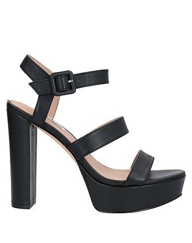 GUESS Sandals Black Soft Leather