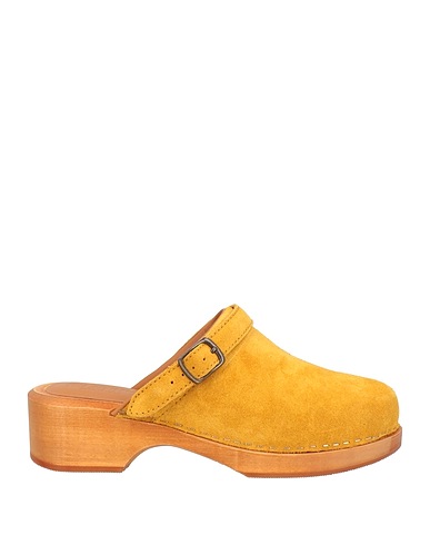 RE/DONE Mules and clogs Mustard Leather