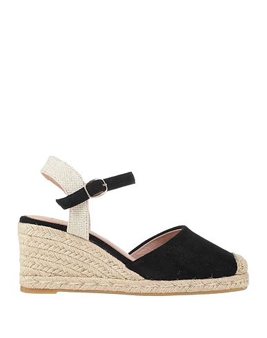 GENEVE Espadrillas Nero Fibre tessili