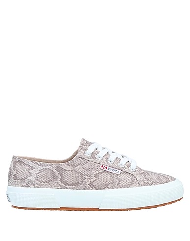 SUPERGA Sneakers Taupe Textile fibers