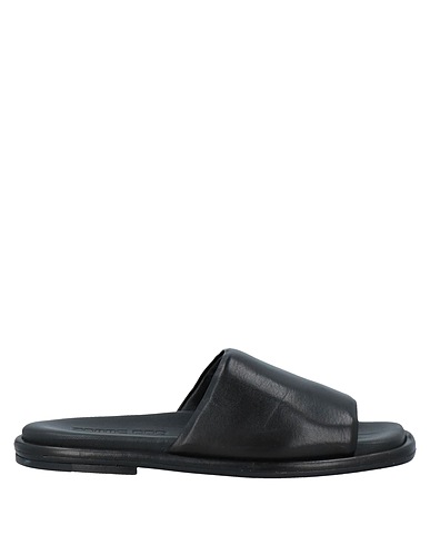 POMME D'OR Sandals Black Leather