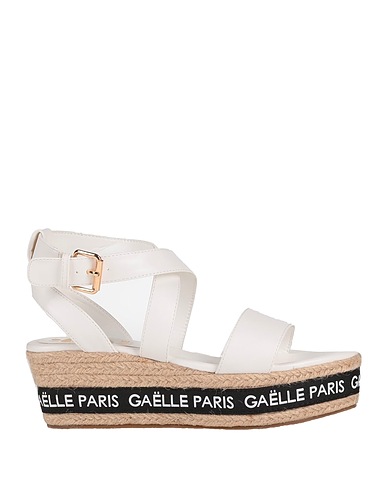 GAëLLE Paris Espadrilles White Textile fibres