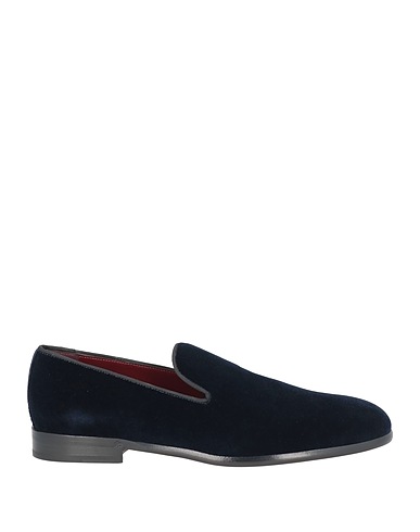 DOLCE&GABBANA Loafers Midnight blue 100% Cotton