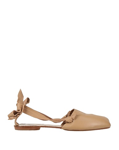 MAISON MARGIELA Ballet flats Camel Soft Leather