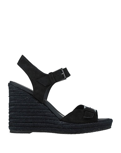 HOGAN Espadrilles Black Leather