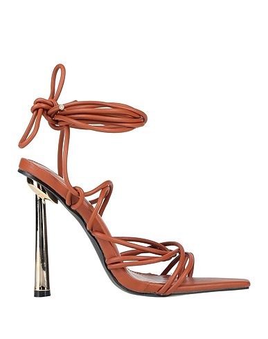 PUBLIC DESIRE Sandalen Braun Gewebefasern