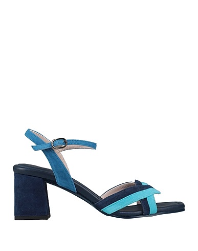 DANIELE ANCARANI Sandals Turquoise Leather