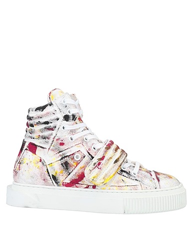 METAL GIENCHI Sneakers White Textile fibers