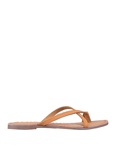 GIOSEPPO Flip flops Beige Soft Leather