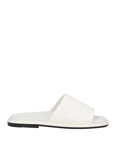 POMME D'OR Sandals White Soft Leather