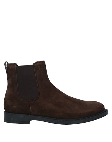 TOD'S 미들 부츠 다크 브라운 가죽