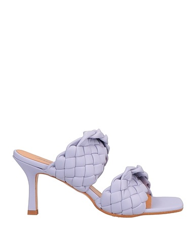 PAOLO MATTEI Sandals Lilac Textile fibers