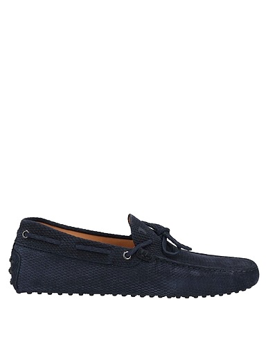 TOD'S Loafers Midnight blue Soft Leather