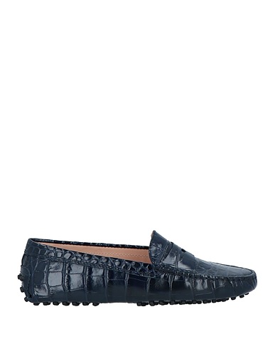 TOD'S Loafers Midnight blue Leather