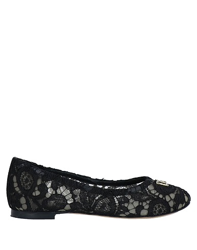 DOLCE&GABBANA Formal shoes Black 57% Viscose, 39% Cotton, 4% Polyamide