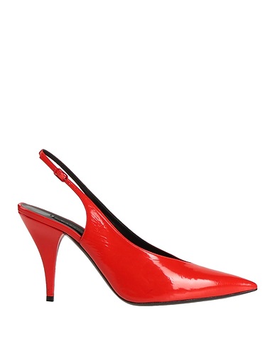 CASADEI Décolleté Rosso Pelle