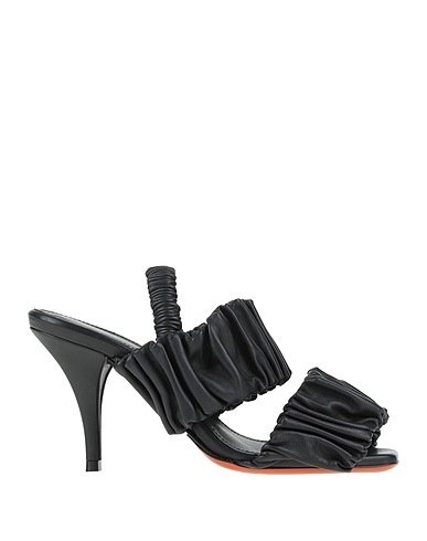 SANTONI Sandali Nero Pelle
