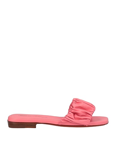 SANTONI Sandals Pink Soft Leather