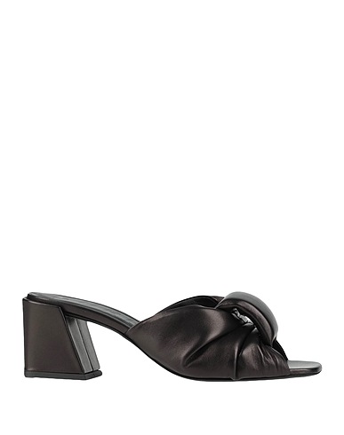 FURLA Sandals FURLA PIUMA MULE SANDAL T.60 
 Black 100% Ovine leather