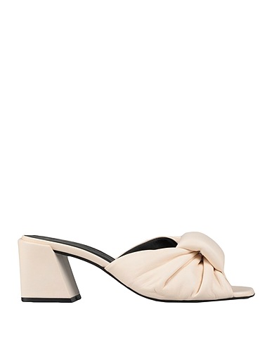 FURLA Sandals FURLA PIUMA MULE SANDAL T.60 
 Ivory 100% Ovine leather