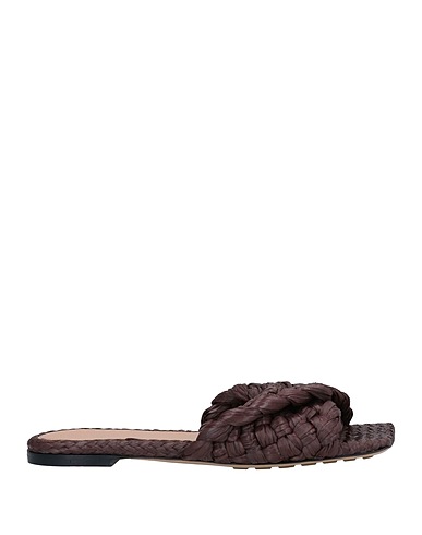 BOTTEGA VENETA Sandals Brown Technical fibers