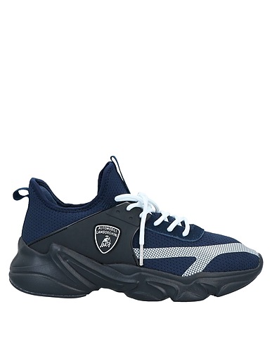 AUTOMOBILI LAMBORGHINI Sneakers Midnight blue Textile fibres