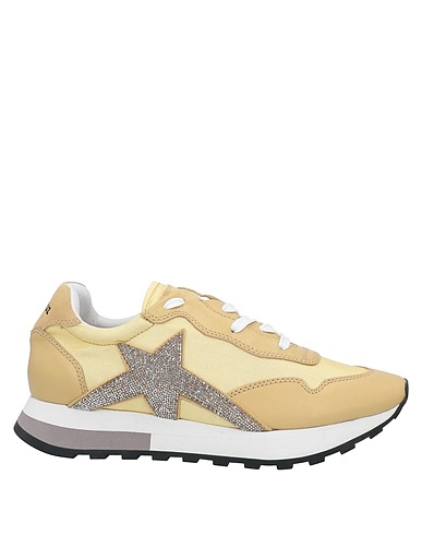 LOLA CRUZ Sneakers Marigold Soft Leather, Textile fibers