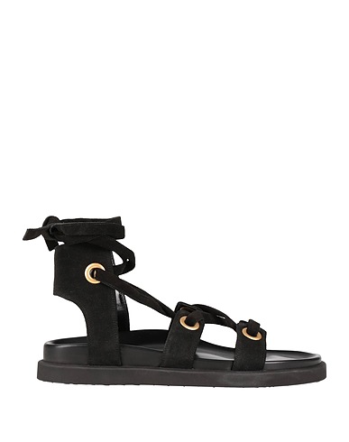 GIANVITO ROSSI Sandales Noir Cuir