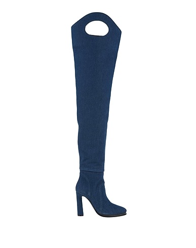 BURBERRY Boots Blue Textile fibers