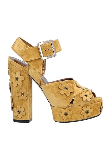 ROGER VIVIER Sandals Khaki Leather