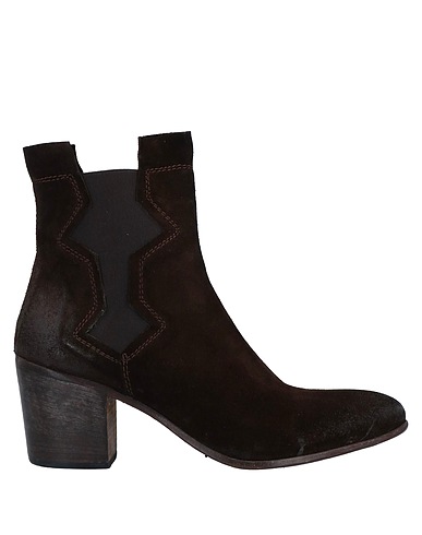 MOMA Ankle boot Dark brown Soft Leather