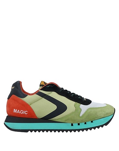 VALSPORT 스니커즈 그린 가죽, 텍스타일 섬유