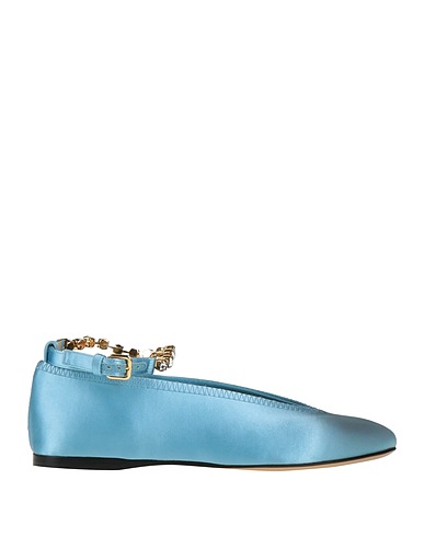 JW ANDERSON Ballerine Celeste Fibre tessili