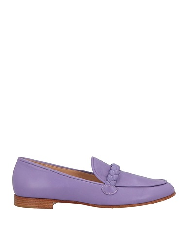 GIANVITO ROSSI Loafers Lilac Leather