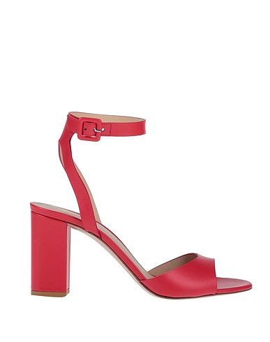 LE SILLA Sandals Red Soft Leather