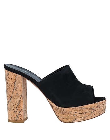 LE SILLA Mule e zoccoli Nero Pelle