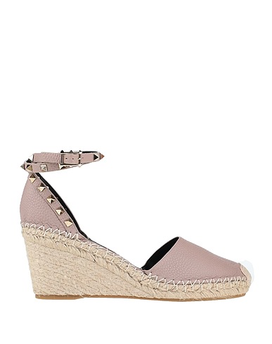 VALENTINO GARAVANI Espadrilles Taupe Soft Leather