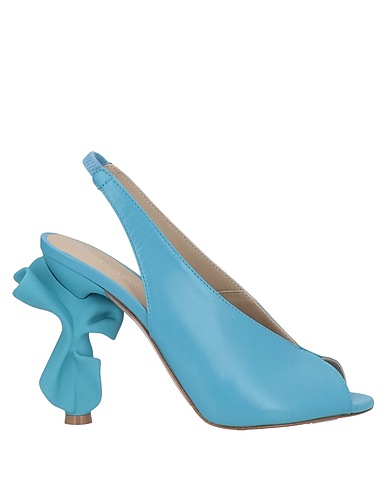 LE SILLA Sandals Sky blue Soft Leather