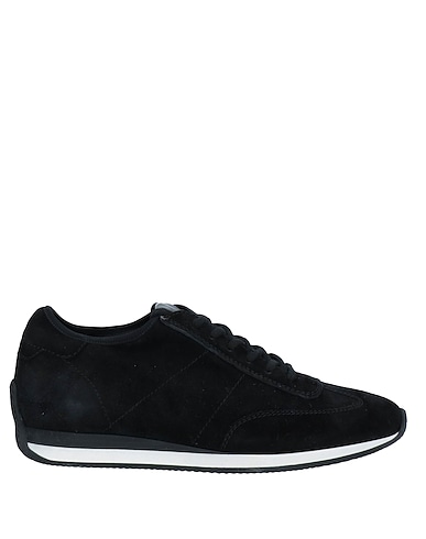 SANTONI Sneakers Black Soft Leather