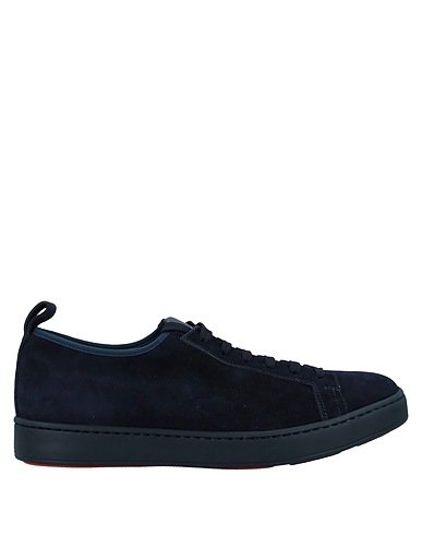 SANTONI Sneakers Midnight blue Soft Leather