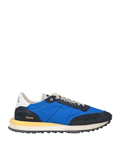 HIDNANDER Sneakers Bright blue Textile fibers, Leather