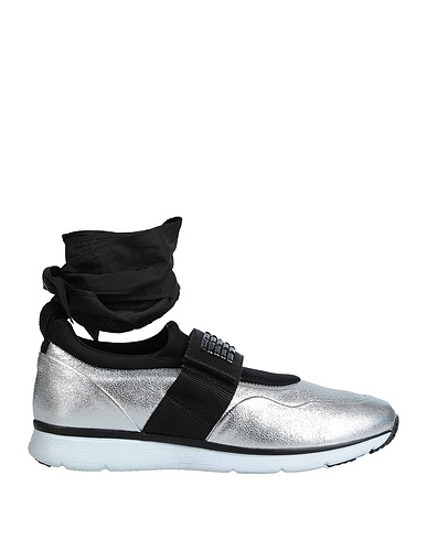 HOGAN Sneakers Silver Leather