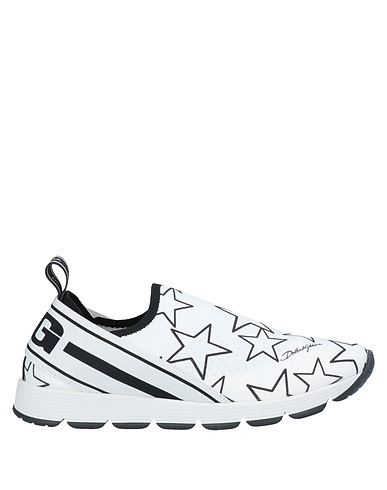 DOLCE&GABBANA Sneakers White 66% Polyamide, 18% Polyester, 15% Elastane, 1% Viscose