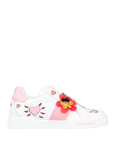 DOLCE&GABBANA Sneakers White Soft Leather
