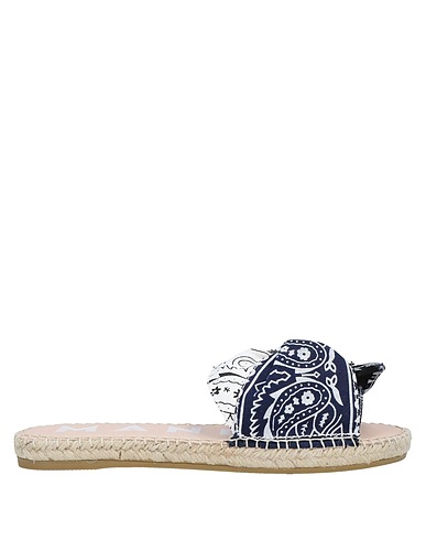 MANEBÍ Espadrillas Blu notte Fibre tessili