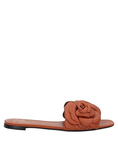 VALENTINO GARAVANI Sandals ATELIER SHOES Tan Soft Leather