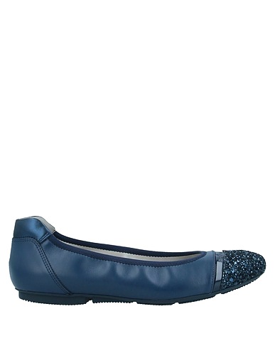 HOGAN Ballet flats Midnight blue Soft Leather