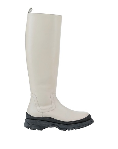 STAUD Boots Ivory Soft Leather